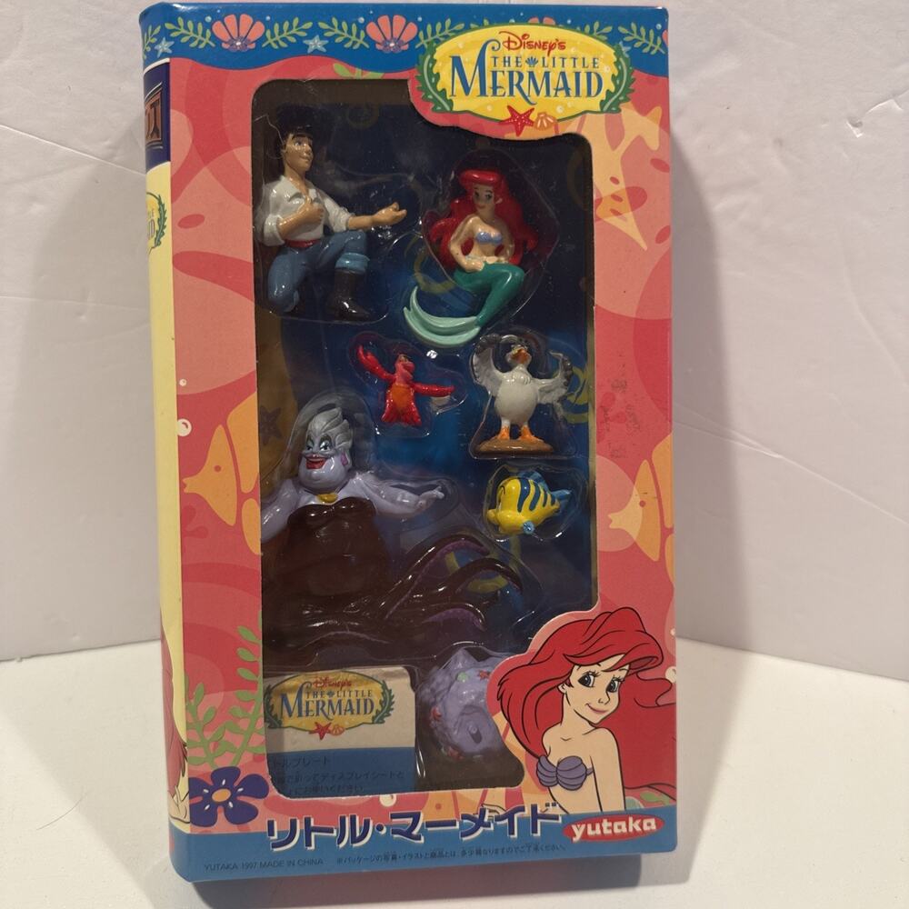 Disney The Little Mermaid Figure Yutaka Movie friends No.17 1997 Retro Anime EX